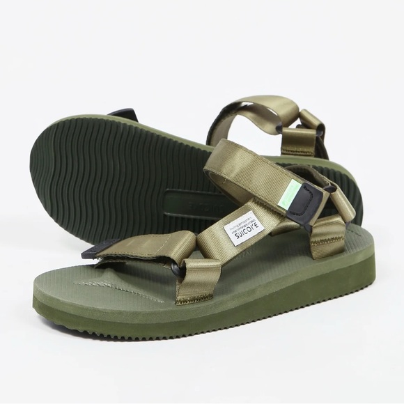 Suicoke Green Sandals - Picture 1 of 3